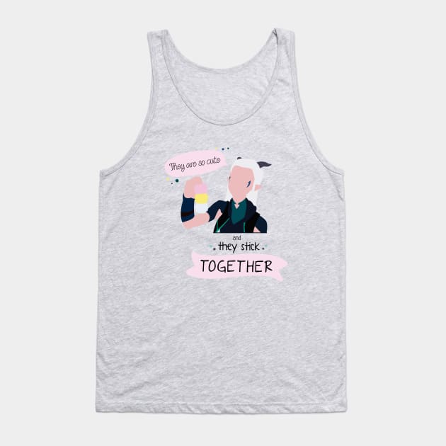 Rayla´s Adoraburr "They Stick Together!" Tank Top by ScarletRigmor